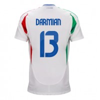 Italy Matteo Darmian #13 Replica Away Shirt Euro 2024 Short Sleeve